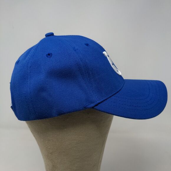 NFL Men's Indianapolis Colts Strapback Hat Blue Embroidered Logo - Picture 6 of 11
